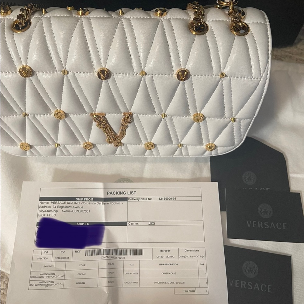 Gorgeous new , 100%authentic Versace Shoulder Bag